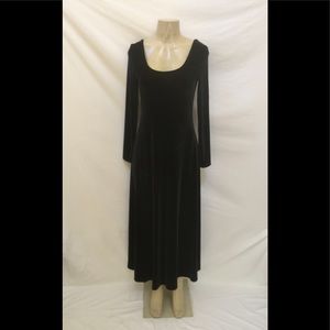 Citron Santa Monica Size Small Black Velvet Dress